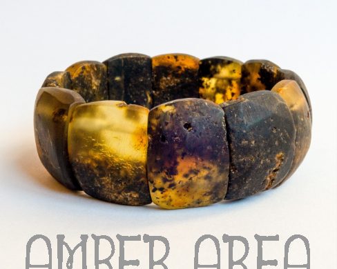 amber area nešlifuoto gintaro aptrankė 